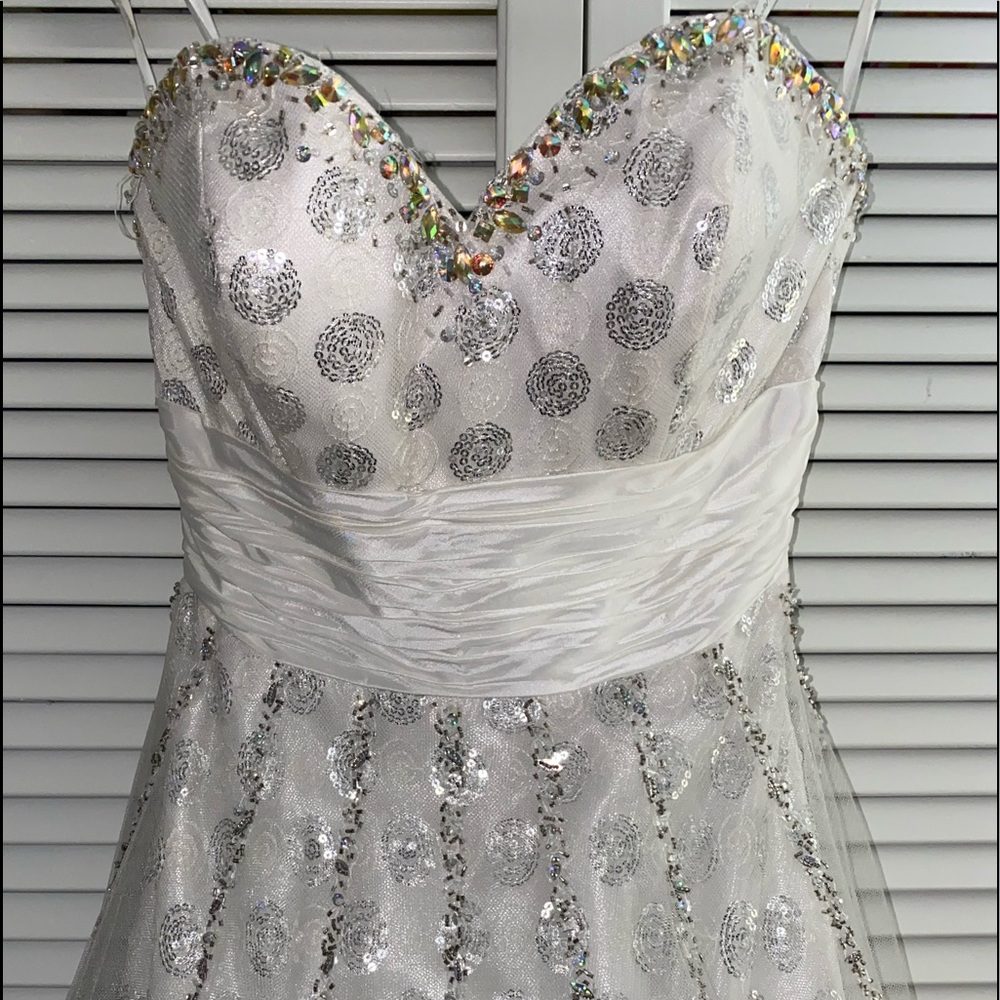 White Pageant Dress